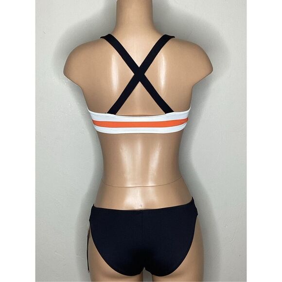 New. POLO & La Blanca stripe bikini. Small. Retails $169 - Picture 5 of 8